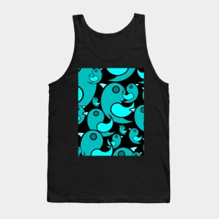 Paisley Bird Teal Tank Top